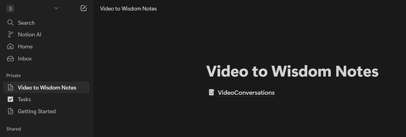 access and manage notes in notion