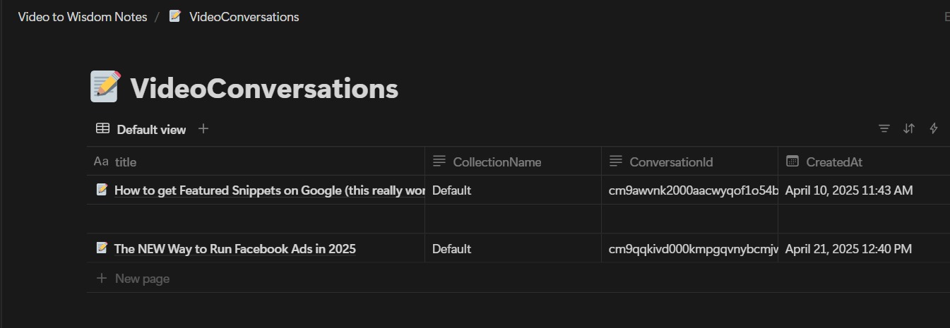 sync your collections with Notion